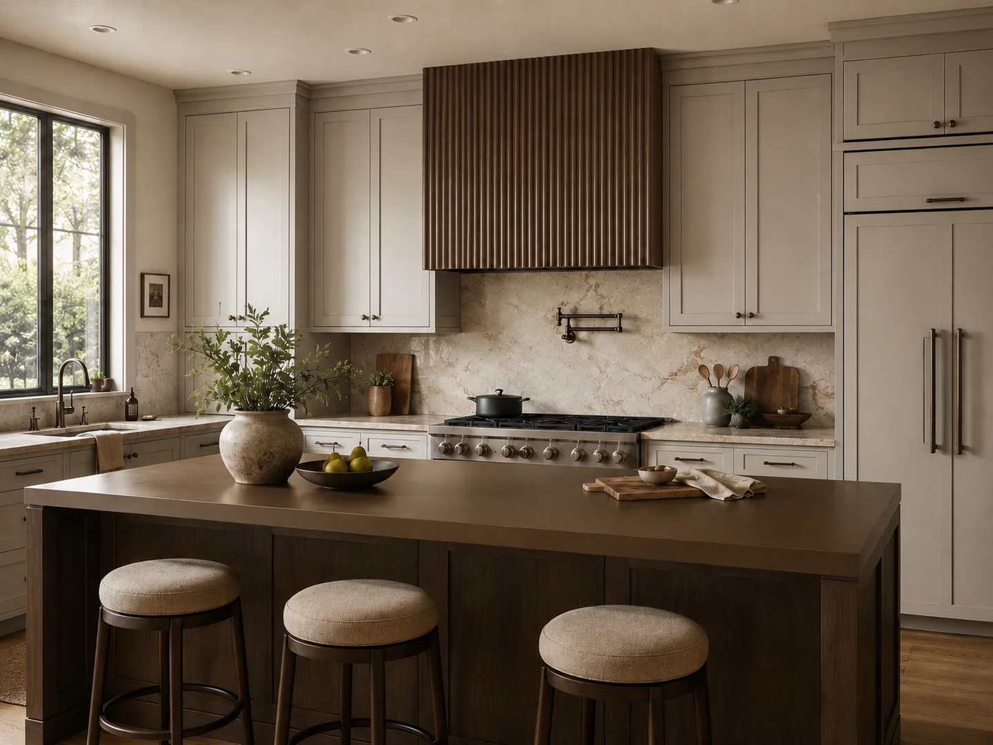 A La Bastille metal surface installed in a private residence