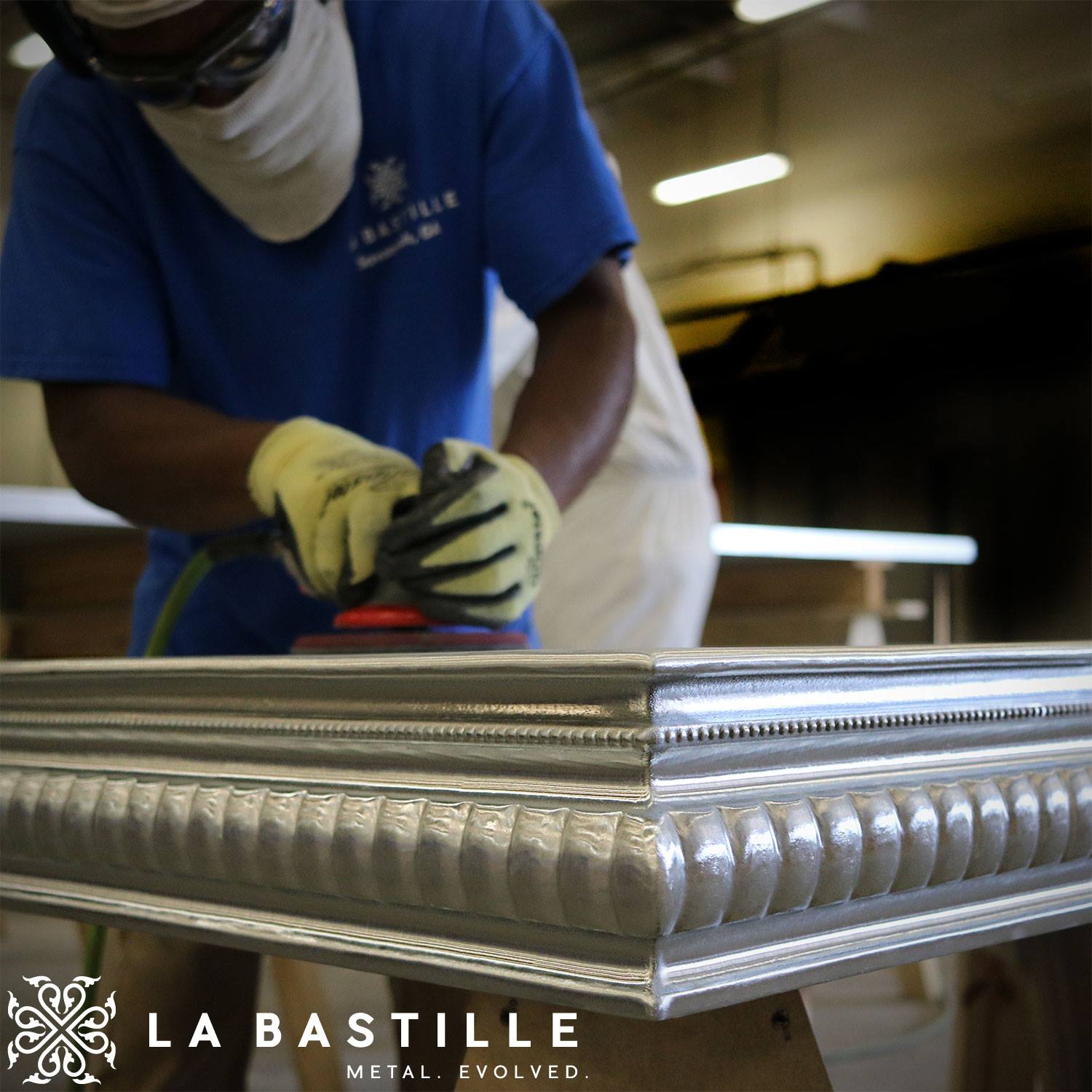 La Bastille is the leading producer of custom cast zinc countertops and custom cast pewter countertops in the world. We handcraft each countertop, as well as design and build cast zinc range hoods, cast pewter range hoods, one-of-a-kind zinc statement tables, zinc sculptural features, and a multitude of metal architectural accents. Each unique project is designed and crafted with your individual choice of edge profile, metal, and finish, making each project a beautiful work of art designed in partnership with our clients. In addition to our custom pieces, The Bastille Collection, coming in 2018, will offer an exclusive line of limited production tables, range hoods, & furniture accessories designed exclusively by our team. These semi-custom pieces are the embodiment of our favorite concepts from years of experience in design, fabrication, and experimentation. La Bastille was established in 2010, and we are a growing group of designers and artisans based out of Savannah, Georgia. We tackle projects large and small for some of the most well-known designers and restaurateurs around the globe. We pride ourselves in undertaking complex designs with cutting-edge approaches. We co-design each custom project with our clients, championing practical design solutions. The result is a one-of-a-kind statement piece, fabricated to last. Our success is a blend of fearless artistry, traditional craftsmanship, superior service, and a strong commitment to community involvement. Our name, La Bastille, comes from the famous fortress in Paris which is famously symbolic of transition and rebellion. The Storming of the Bastille on July 14, 1789, marked the beginning of the French Revolution. Taking inspiration from this important moment in history, we aspire to revolutionize centuries-old materials with new technology and innovation, creating fresh and current designs steeped in history and tradition. La Bastille is the leading producer of custom cast zinc countertops and custom cast pewter countertops in the world. We handcraft each countertop, as well as design and build cast zinc range hoods, cast pewter range hoods, one-of-a-kind zinc statement tables, zinc sculptural features, and a multitude of metal architectural accents. Each unique project is designed and crafted with your individual choice of edge profile, metal, and finish, making each project a beautiful work of art designed in partnership with our clients. In addition to our custom pieces, The Bastille Collection, coming in 2018, will offer an exclusive line of limited production tables, range hoods, & furniture accessories designed exclusively by our team. These semi-custom pieces are the embodiment of our favorite concepts from years of experience in design, fabrication, and experimentation. La Bastille was established in 2010, and we are a growing group of designers and artisans based out of Savannah, Georgia. We tackle projects large and small for some of the most well-known designers and restaurateurs around the globe. We pride ourselves in undertaking complex designs with cutting-edge approaches. We co-design each custom project with our clients, championing practical design solutions. The result is a one-of-a-kind statement piece, fabricated to last. Our success is a blend of fearless artistry, traditional craftsmanship, superior service, and a strong commitment to community involvement. Our name, La Bastille, comes from the famous fortress in Paris which is famously symbolic of transition and rebellion. The Storming of the Bastille on July 14, 1789, marked the beginning of the French Revolution. Taking inspiration from this important moment in history, we aspire to revolutionize centuries-old materials with new technology and innovation, creating fresh and current designs steeped in history and tradition.