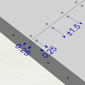 Seam Rivet Placement