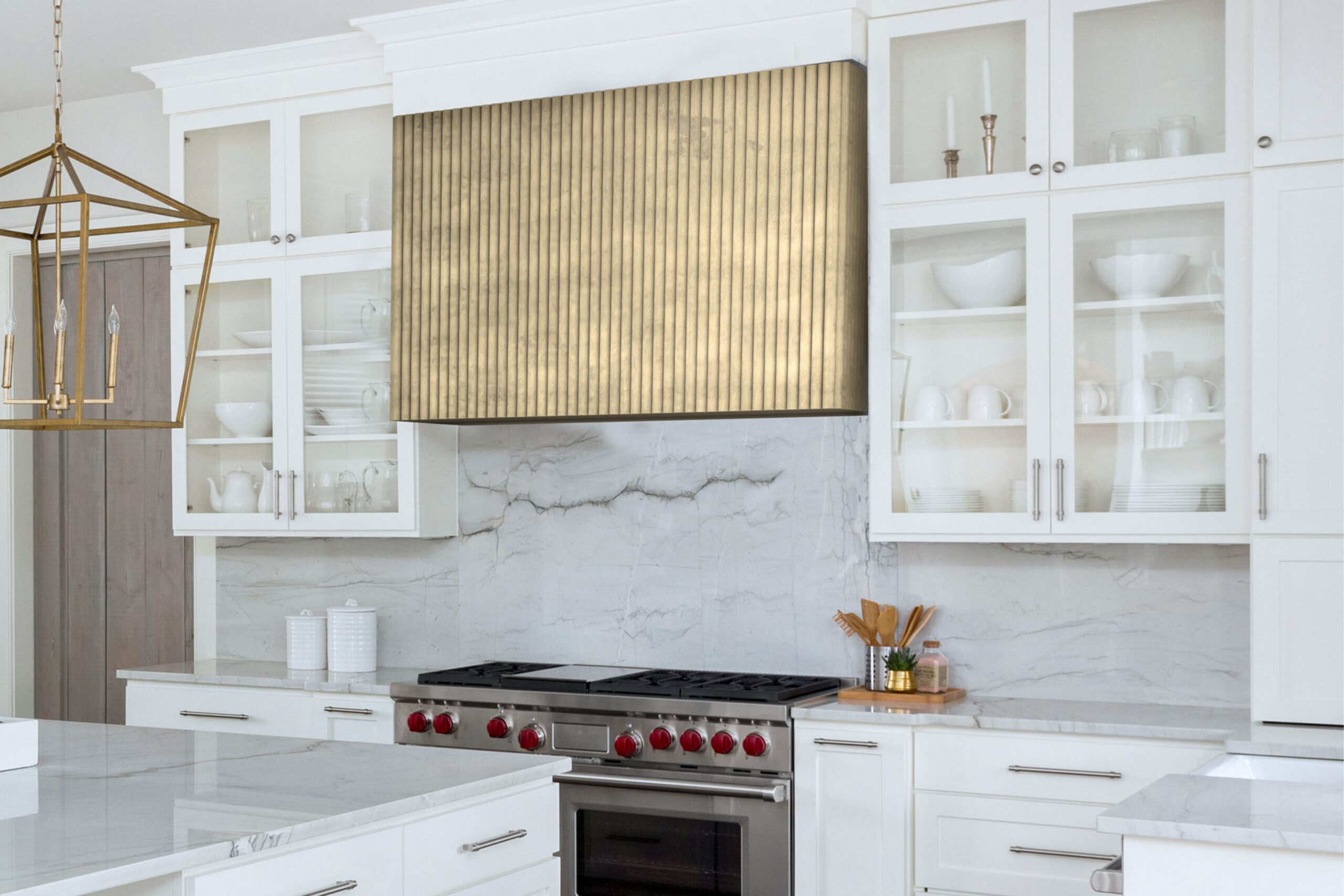 Modern Range Hoods What S Trending In 2023 La Bastille   June Cast Brass 1 Scaled 