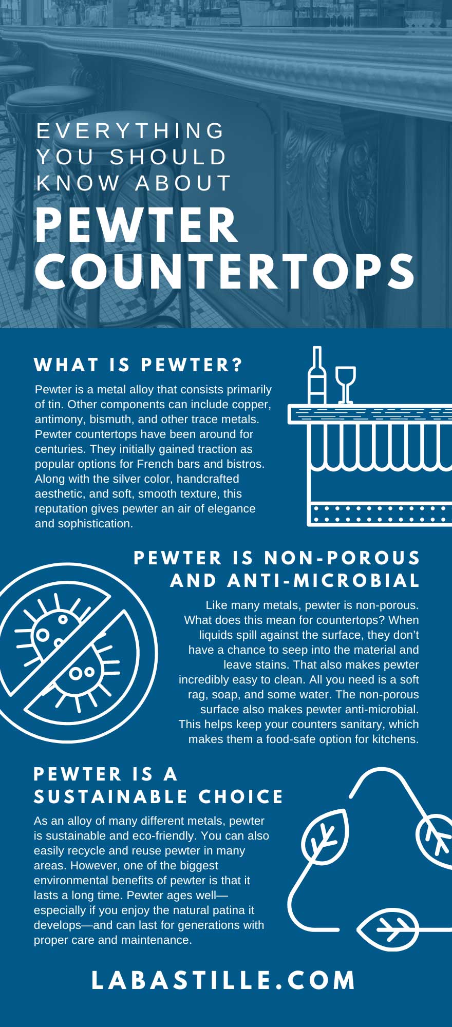 Everything You Should Know About Pewter Countertops