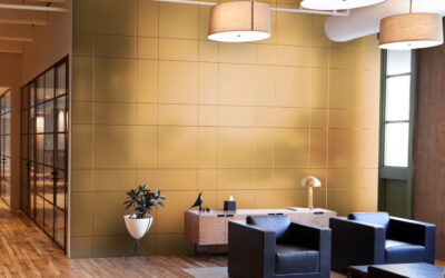 Elevate Your Commercial Space: Brass Wall Panels for Interiors